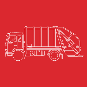 Refuse truck icon
